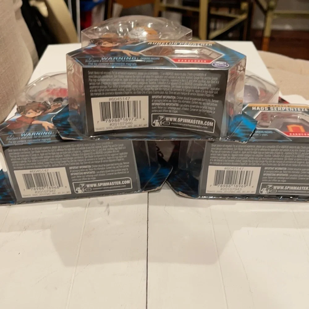 Lot of 3 Bakugan Brawlers Battle Planet NIP